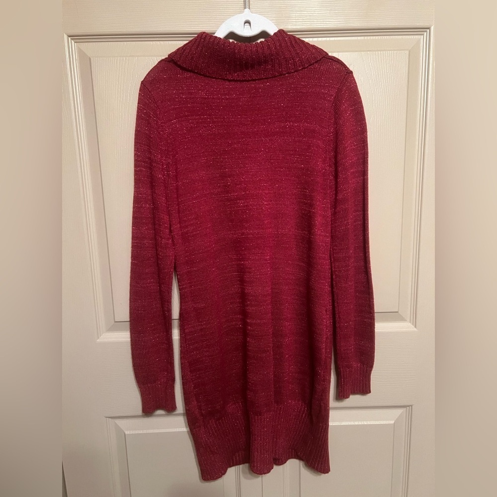 AB Studio Women's Sparkling Berry Sweater - Picture 2 of 9